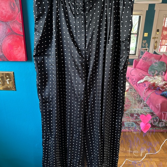 NWT Mango wide legged polka dot trousers size 18 - Picture 4 of 7